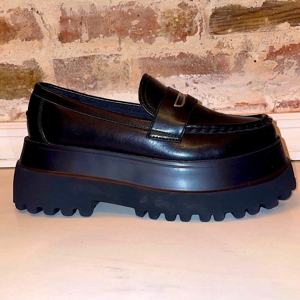 ASOS chunky platform loafers